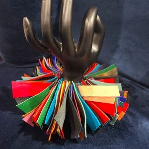 Northampton Style Multicolor Leather Bracelet